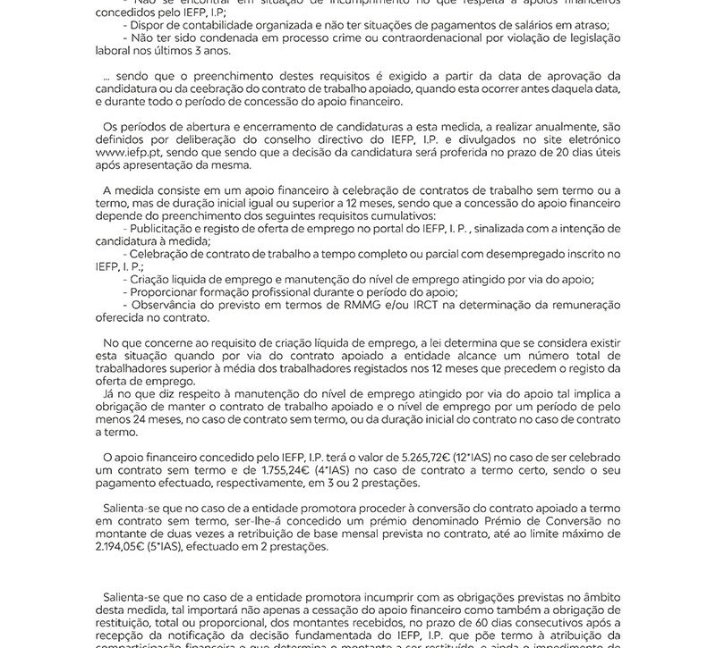 Incentivo Ativar cavaleiro associados advogado emprego formação incentivos estado