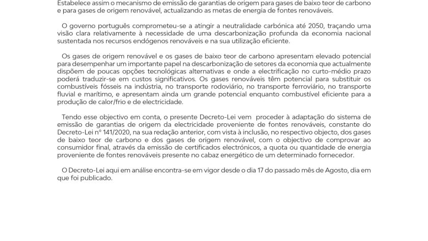 energia de fontes renováveis