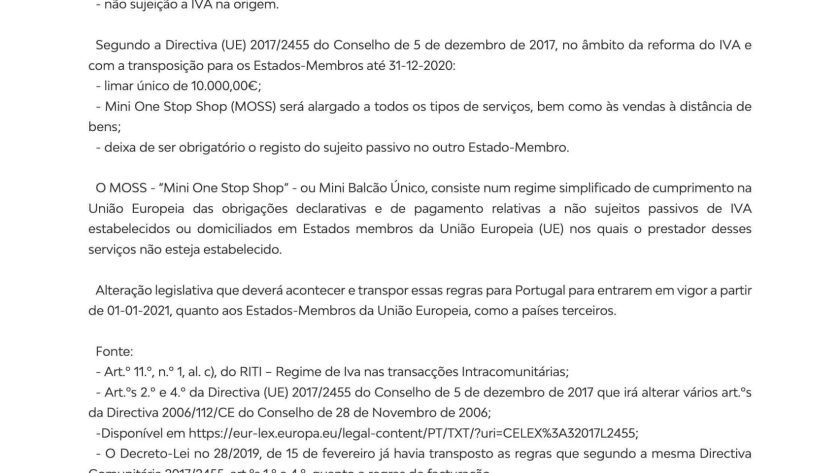 IVA Intracomunitário cavaleiro associados advogados direito fiscal