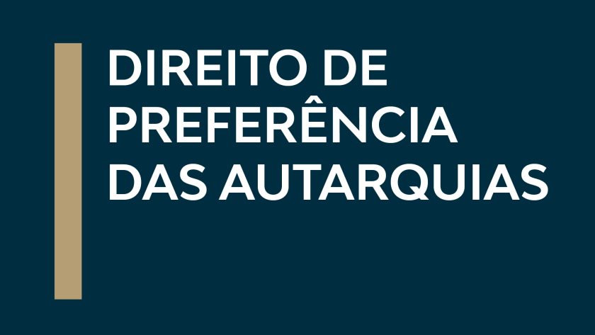 DIREITO DE PREFERÊNCIA DAS AUTARQUIAS