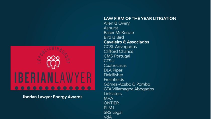 Iberian Lawyer Energy Awards 2023 | LAW FIRM OF THE YEAR LITIGATION