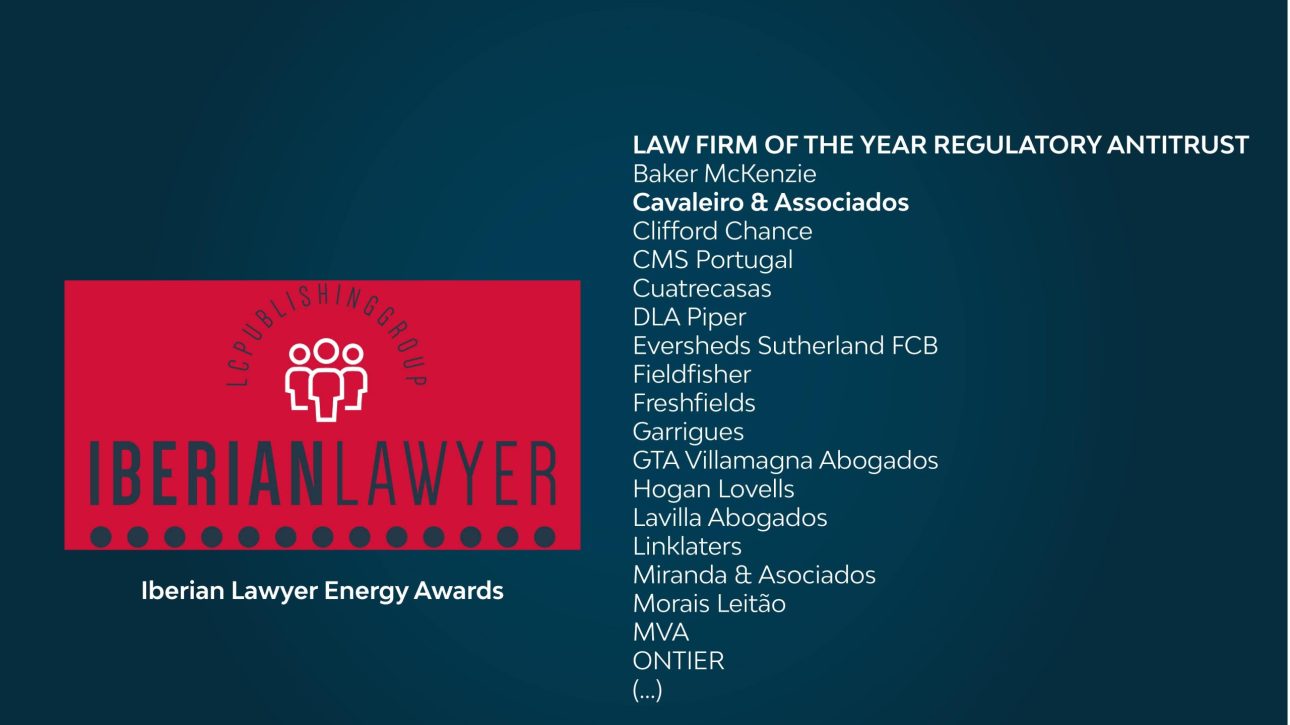 Iberian Lawyer Energy Awards 2023 | LAW FIRM OF THE YEAR REGULATORY ANTITRUST