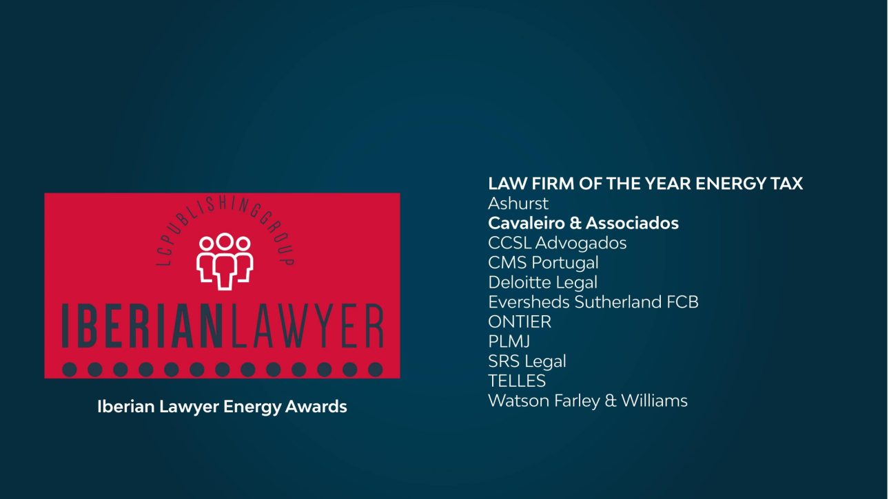 Iberian Lawyer Energy Awards 2023 | LAW FIRM OF THE YEAR ENERGY TAX