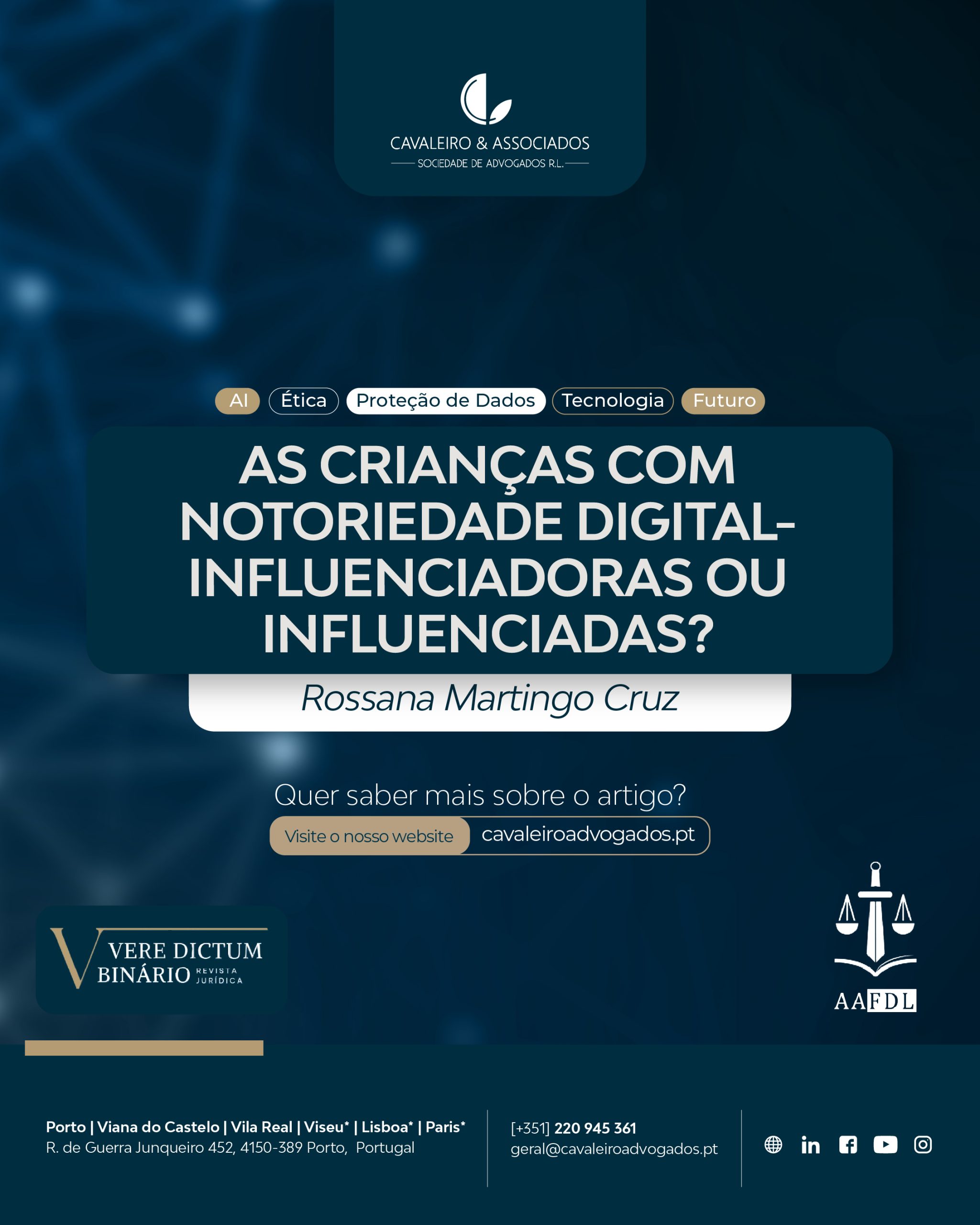 A notoriedade digital infantil
